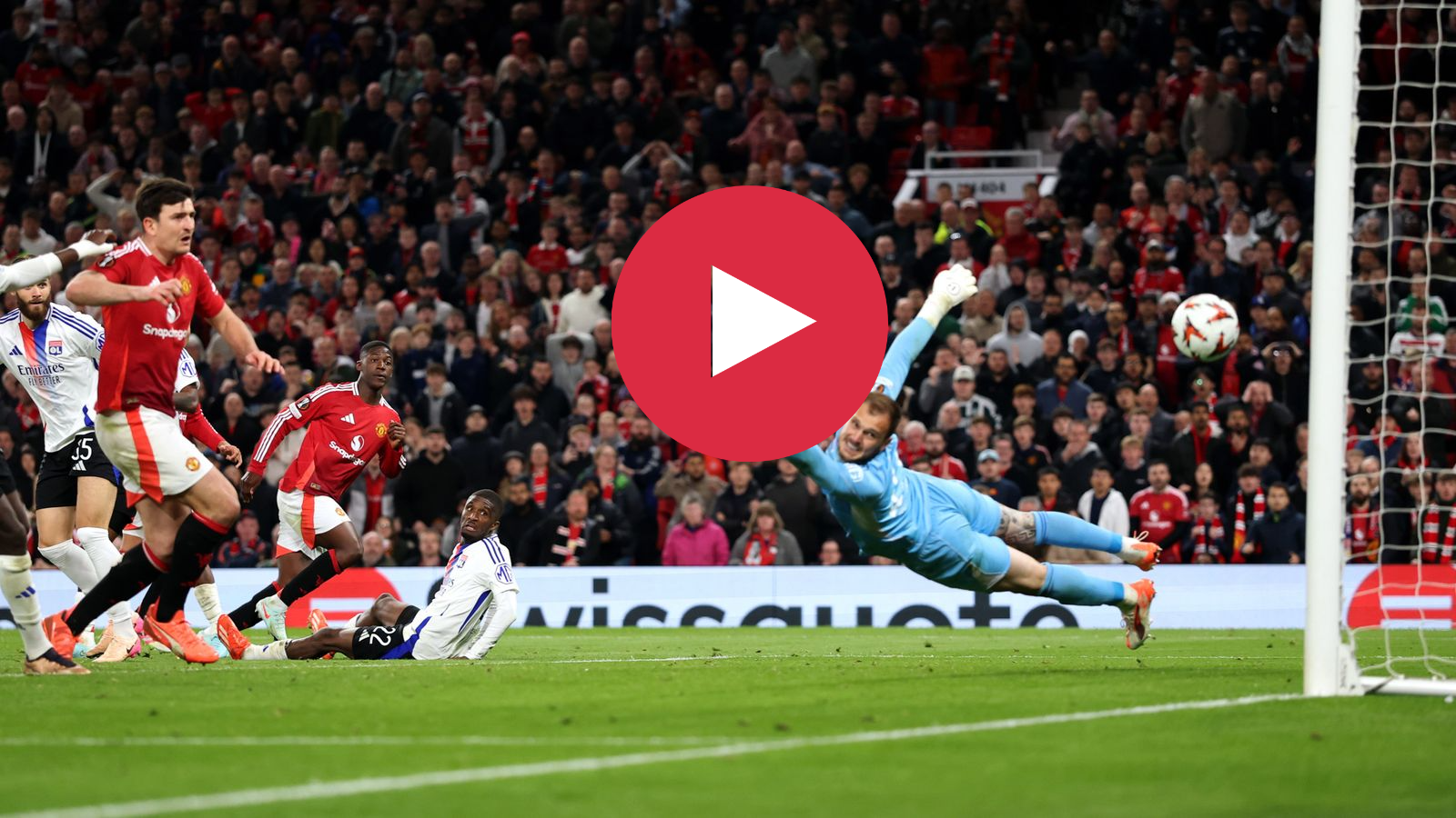 Manchester United 5-4 Lyon (Agg 7-6): Harry Maguire goal seals incredible comeback from 4-2 down in extra-time in Europa League quarter-final